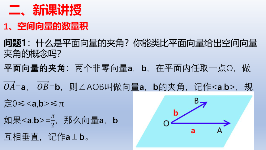 数学人教A版（2019）选择性必修第一册1.1.2空间向量的数量积运算 课件（共19张ppt）