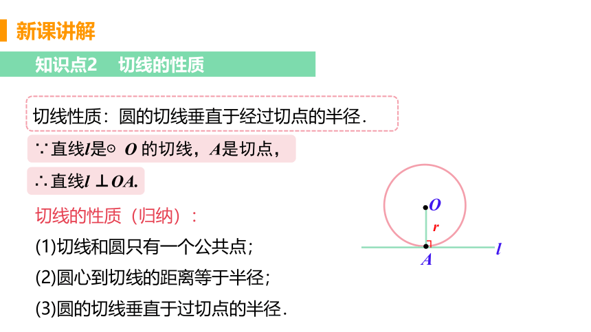 24.4.1-24.4.2直线与圆的位置关系&切线的性质与判定  课件（共32张PPT）