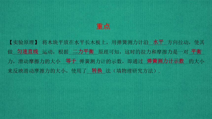 人教版八年级物理第八章 摩擦力 复习课件(共35张PPT)