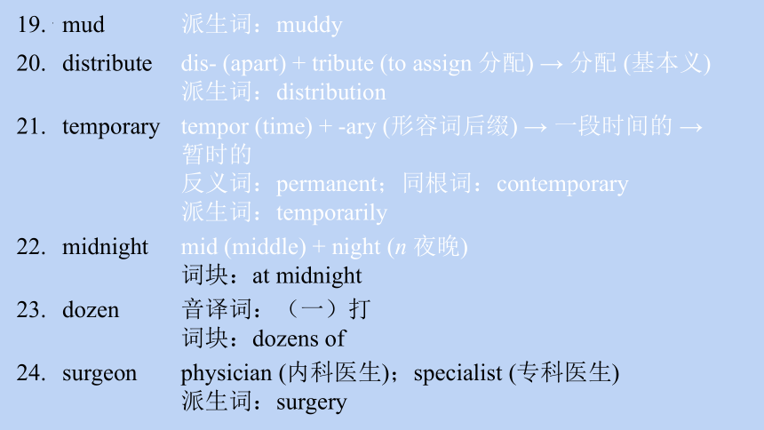 北师大版（2019）  选择性必修第四册  Unit 11 Conflict and Compromise  Lesson 2-Lesson3 War Memories单词课件（30张）