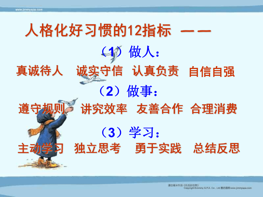 中职教育 习惯养成主题班会 课件