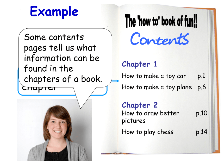 Chapter 1 Text Type Contents Pages语法 课件(共18张PPT)