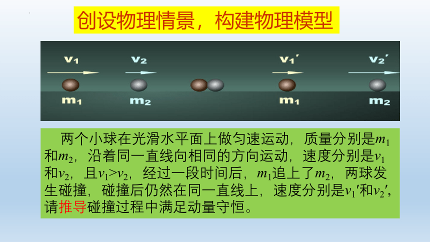 16.3 动量守恒定律 课件 -2022-2023学年高二下学期物理人教版选修3-5(共20张PPT)