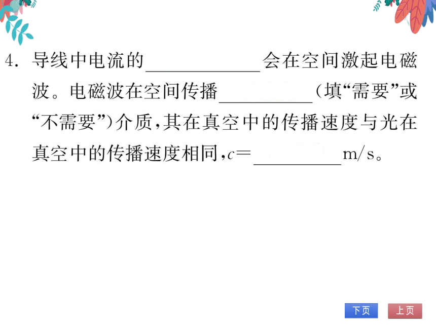 【人教版】物理九年级全册 21.1-21.2  现代顺风耳--电话 电磁波的海洋  习题课件