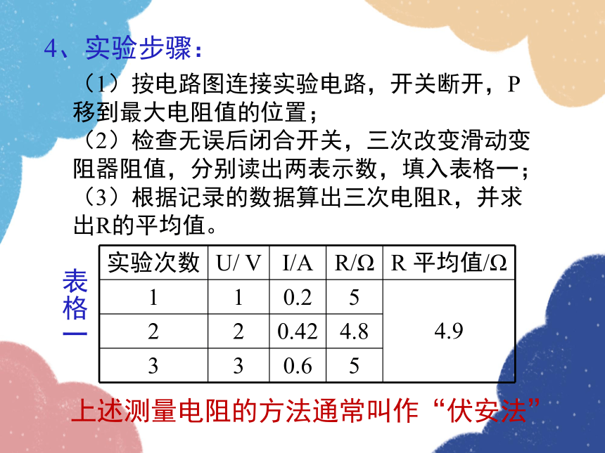 北师大版物理九年级全一册第十二章 欧姆定律 二、根据欧姆定律测量导体的电阻 课件(共29张PPT)