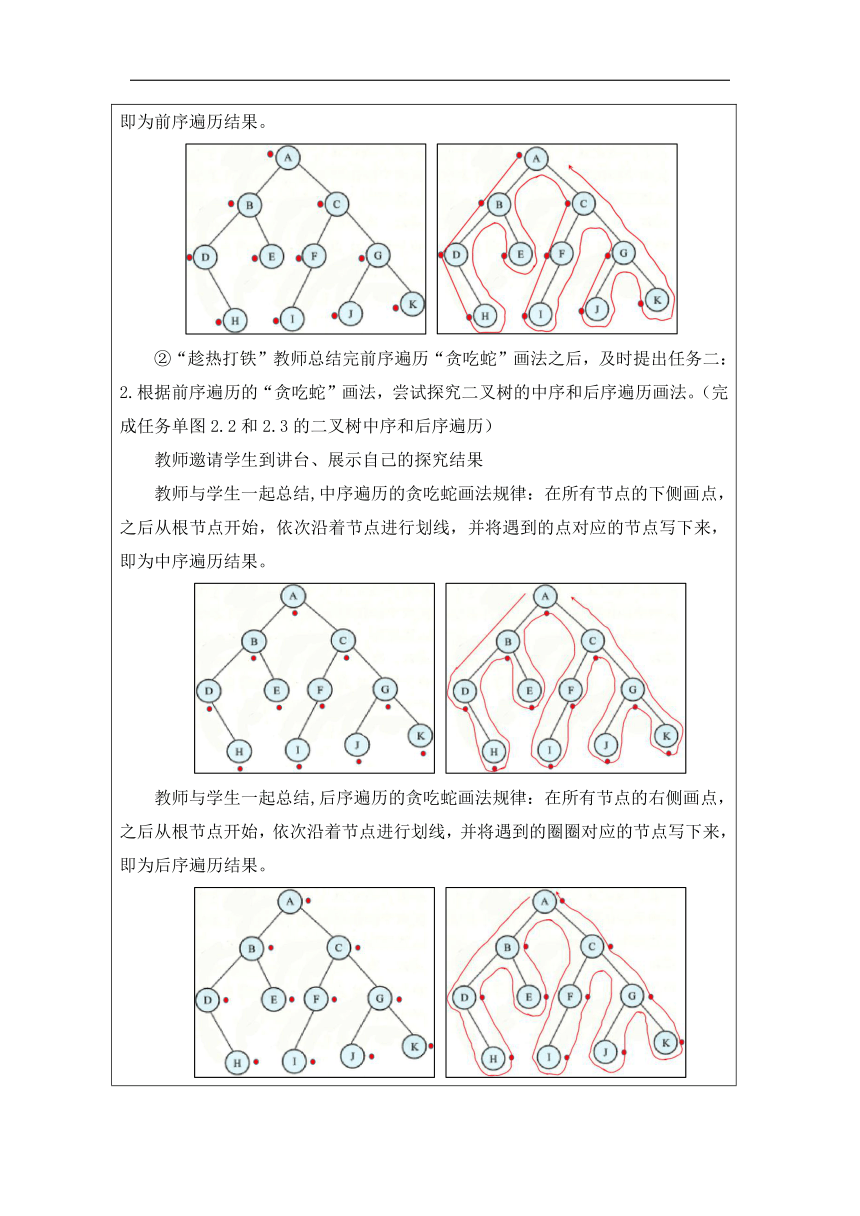 4.2 二叉树的基本操作-教学设计（表格式）