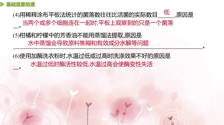 【二轮专题复习课件】第16讲　生物技术实践(共114张PPT)