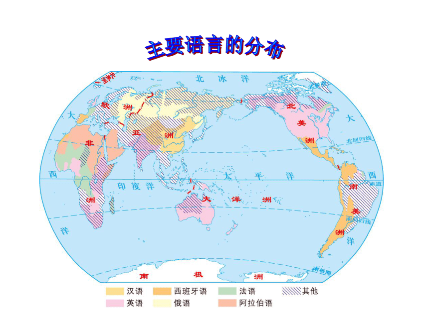 3.3世界的语言与宗教 课件  2022-2023学年湘教版七年级地理上册(共22张PPT)