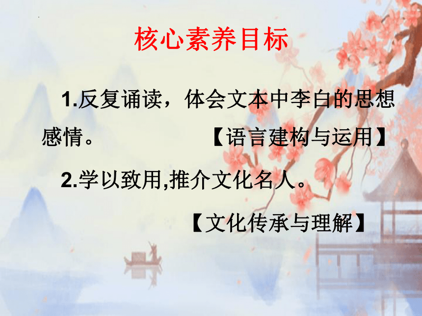 《春夜宴从弟桃花园序》课件(共15张PPT) 2021-2022学年人教版高中语文选修《中国古代诗歌散文欣赏》第六单元