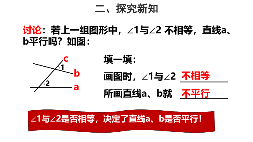 2020-2021学年苏科版七年级下册7.1  探索直线平行的条件课件（17张）