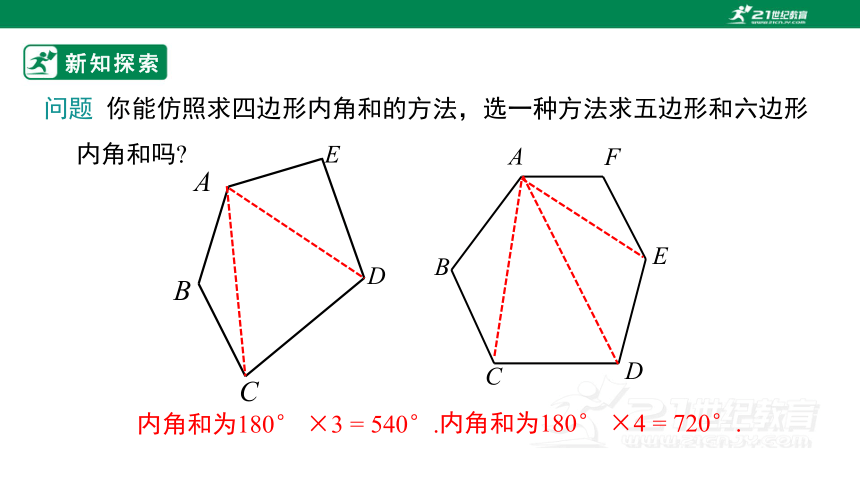 11.3.2多边形的内角和  课件（22张ppt）