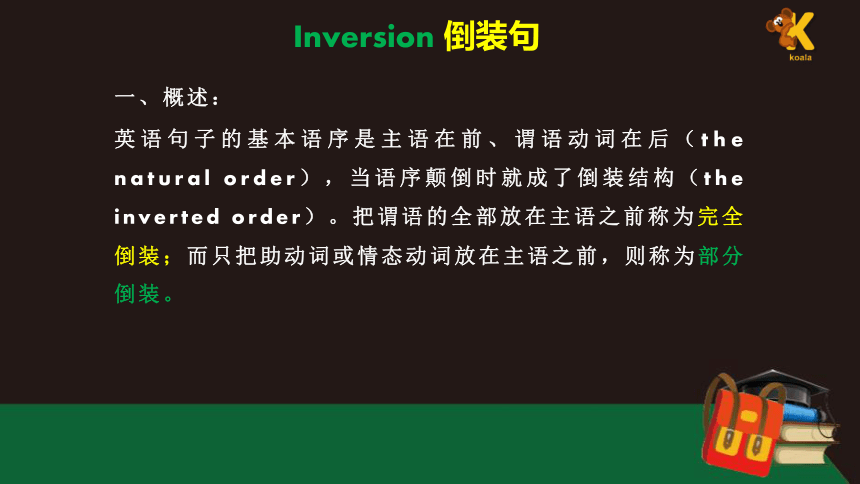 高考英语二轮专题——Inversion 倒装句 课件（19张PPT）