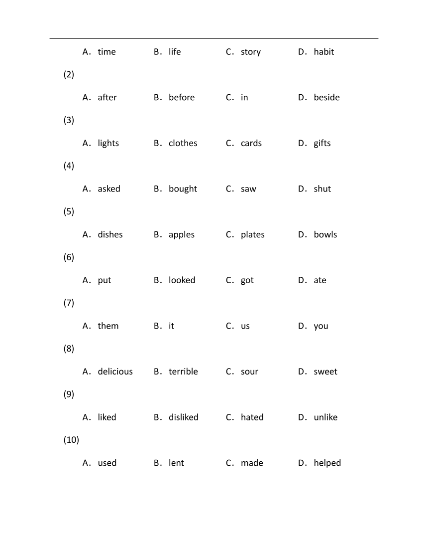 2022-2023学年冀教版七年级下册英语期末专练15（时文阅读+完型填空）（含解析）