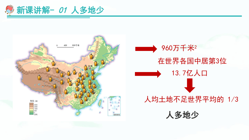 【推荐】湘教版八上地理《3.2中国的土地资源》教学课件（共38张PPT）