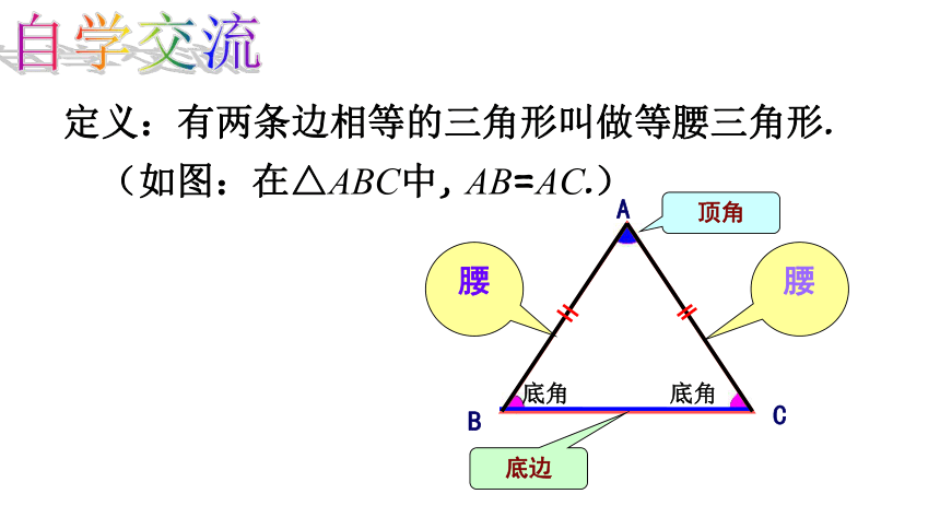 2.5等腰三角形的轴对称性 苏科版数学八年级上册（共18张）