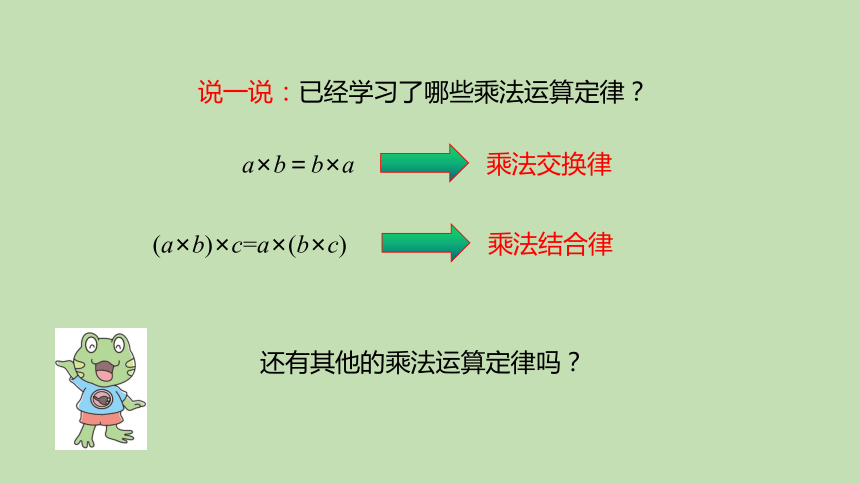 冀教版四年级数学下册3.7  乘法分配律及简单应用   课件（24张ppt）