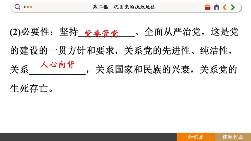 【核心素养目标】 3.2 巩固党的执政地位 课件(共112张PPT) 2023-2024学年高一政治部编版必修3