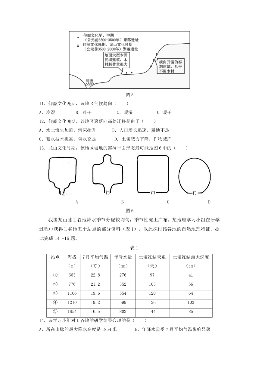 2021年新高考福建地理高考真题试卷（含答案）