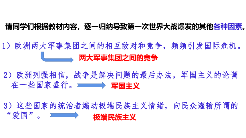 1.1.2第一次世界大战 课件（25张PPT）