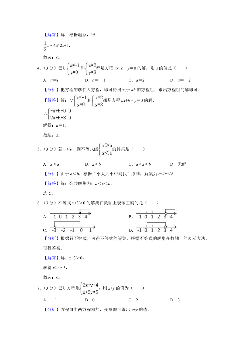 2019-2020学年黑龙江省哈尔滨市南岗区虹桥中学七年级（下）月考数学试卷（3月份）（五四学制） （Word版含解析）