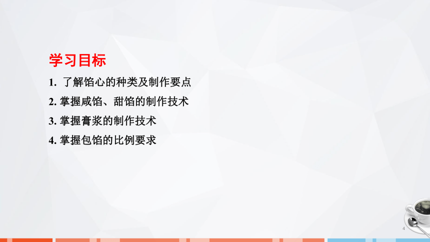 第三章　制馅技术 课件(共40张PPT)- 《面点技术》同步教学（劳保版）