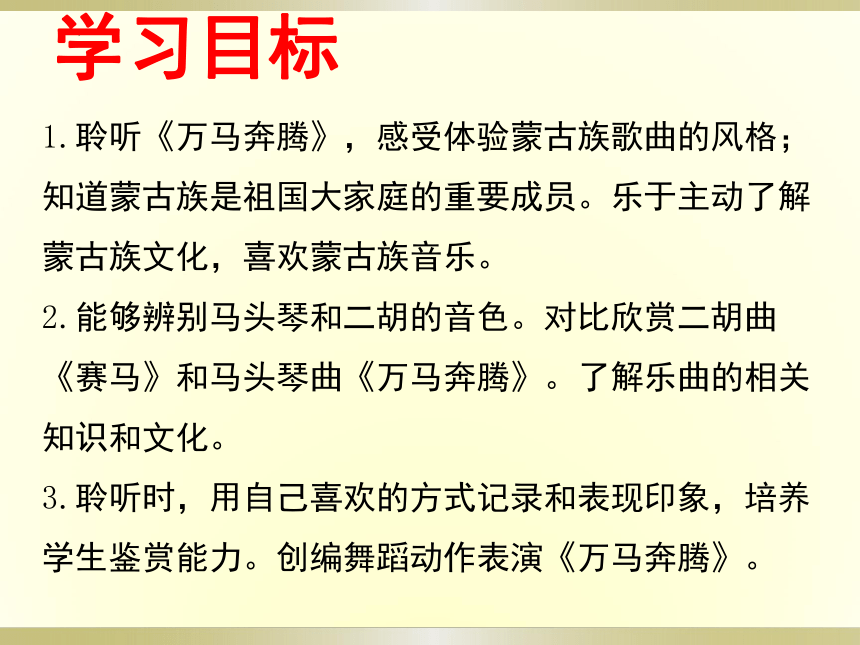 人教版八年级音乐下册第四单元　神州音韵（四）——万马奔腾　课件(共15张PPT)