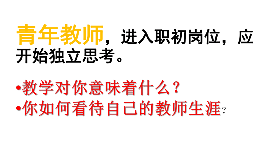 2022-2023学年河南省新乡市教师培训 青年教师专业成长的建议 课件（244张PPT）
