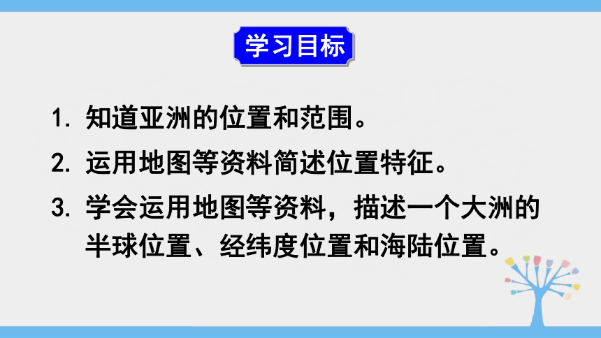 2020-2021学年人教版七年级下册地理同步课件6.1 位置和范围（26张PPT）