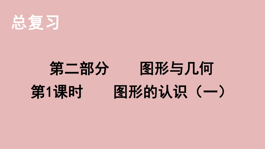 小学数学北师大版六年级下7.总复习 第二部分  图形与几何——图形的认识（一）   课件(共12张PPT)