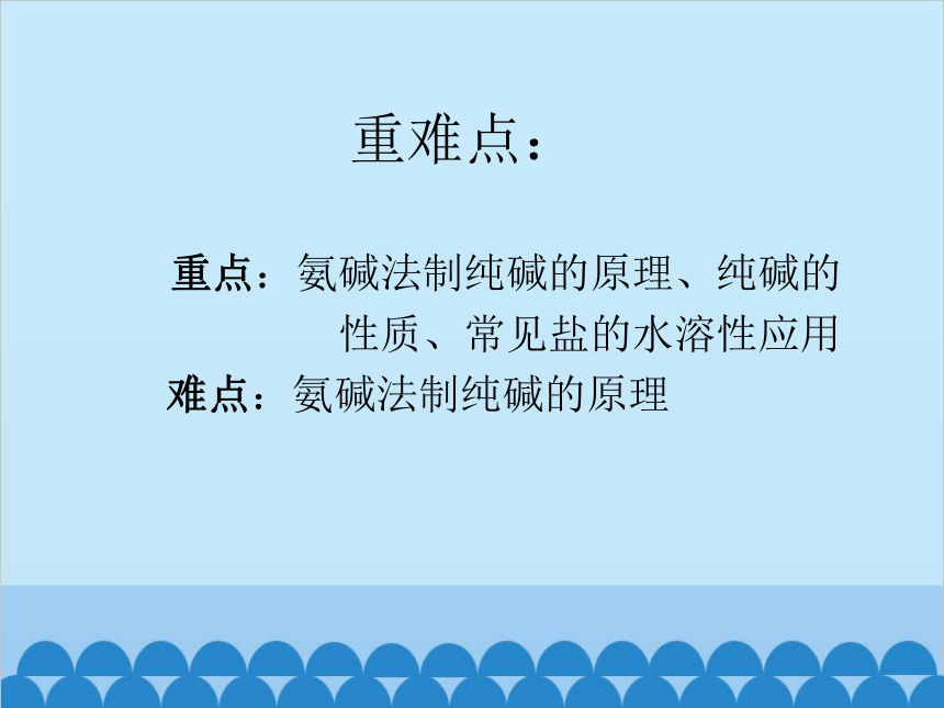 鲁教版九年级化学下册 8.3 海水“制碱”课件(共37张PPT)