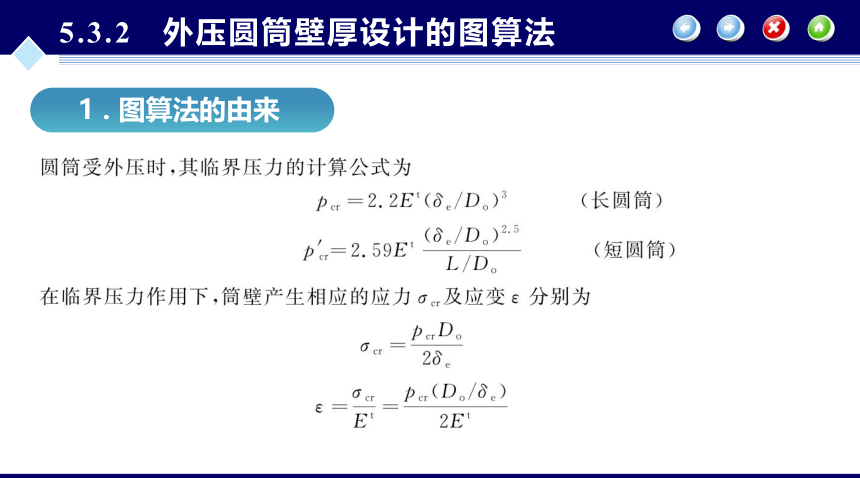 第5章 外压圆筒与封头的设计_2 化工设备机械基础（第八版）（大连理工版） 同步课件(共29张PPT)