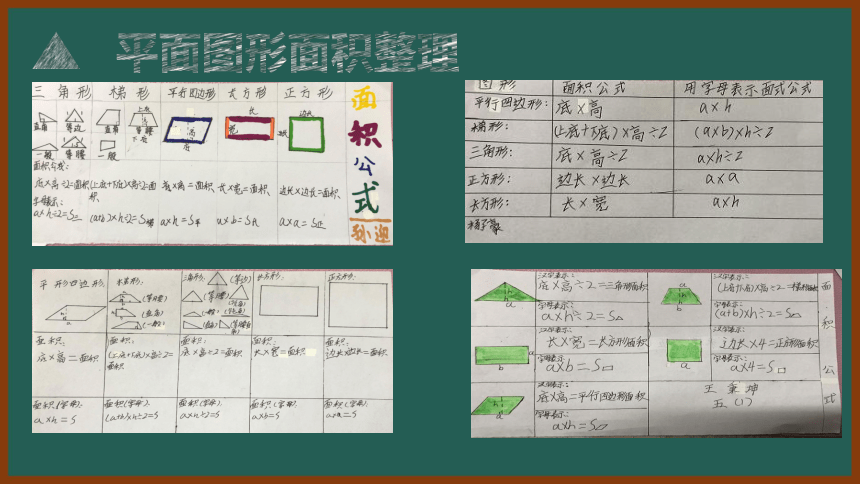 北京版小学数学五上 7.4总复习 平面图形的整理与复习 课件(共12张PPT)