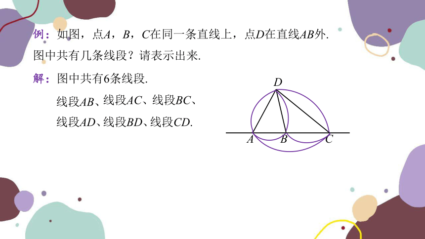 青岛版数学七年级上册 1.3.1线段、射线和直线 课件(共15张PPT)