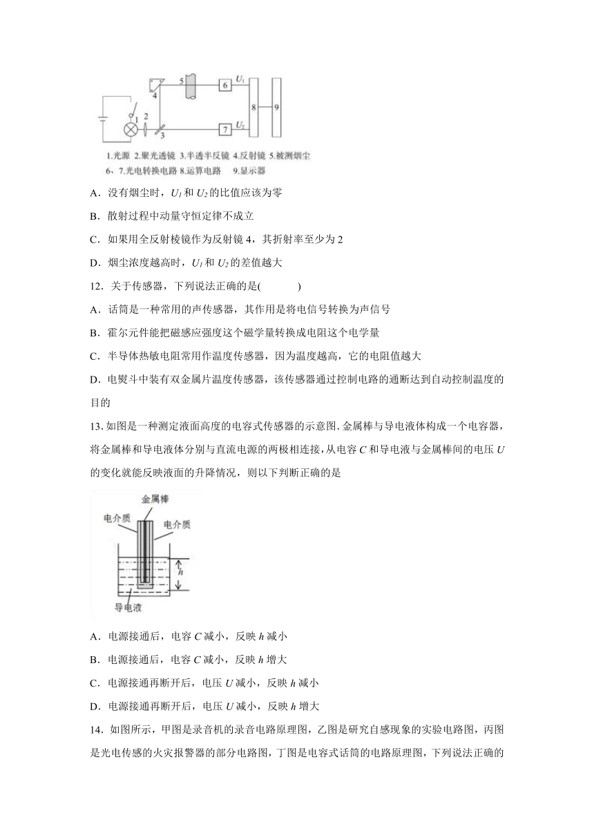 5.1传感器及其工作原理 自主提升过关练