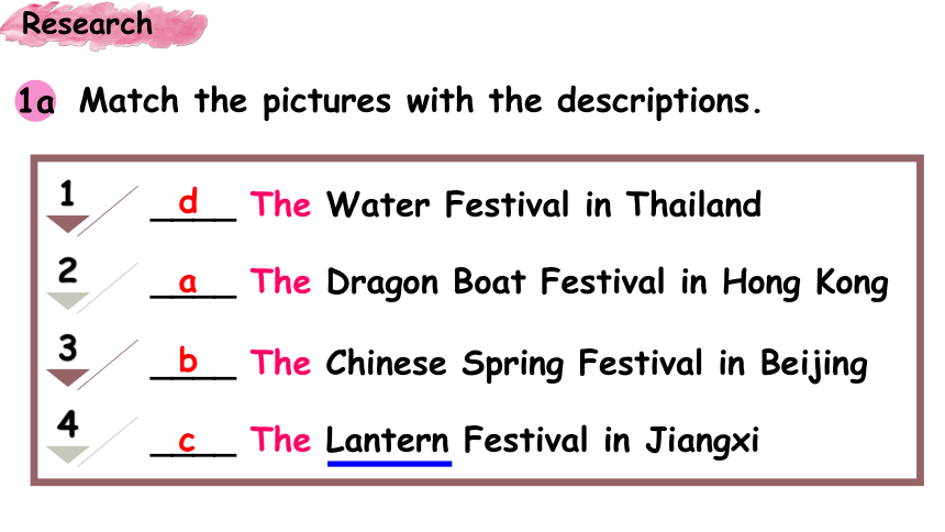 【培优课堂】U2-Period 1 Section A-2d (课件)人教九年级Unit2 I think that mooncakes are delicious