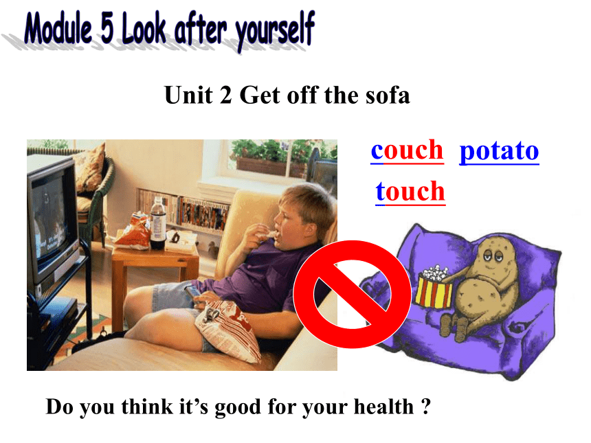 九年级下册 Module 5 Look after yourself Unit 2 Get off the sofa!课件(共15张PPT)