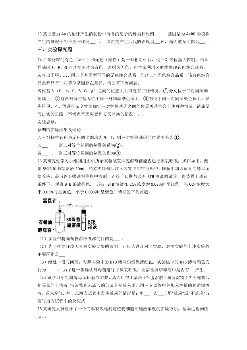 河南省漯河市临颍县第一高中2021-2022学年高一11月月考生物试卷（Word版含答案）