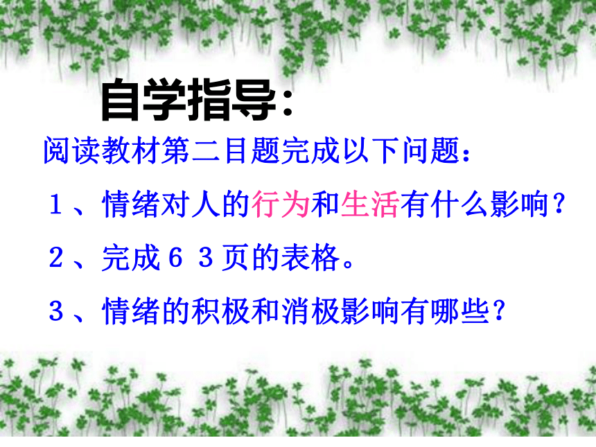 北师大版 心理健康教育三年级上册 第九课做情绪的主人 课件（34张PPT）