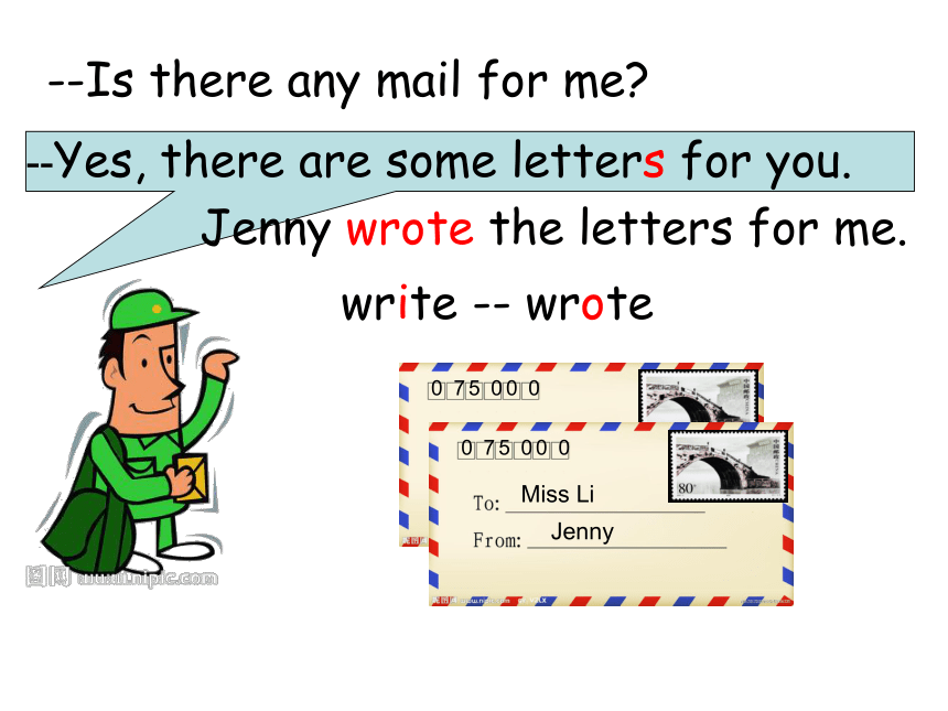 教科EEC版六年级下册Unit7 A Letter from Jenny课件（15张）