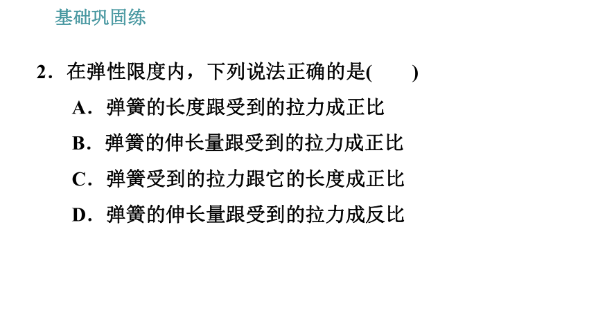 沪粤版八年级下册物理习题课件 第6章 6.2   怎样测量和表示力（34张）