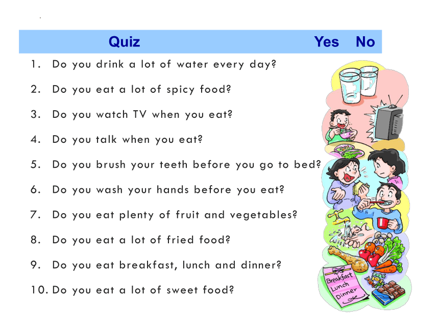Unit 10 Healthy eating period5课件 (共19张PPT)