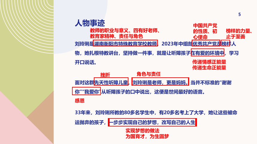 2024年中考二轮道德与法治复习：感动中国人物 知识点课件(共22张PPT)