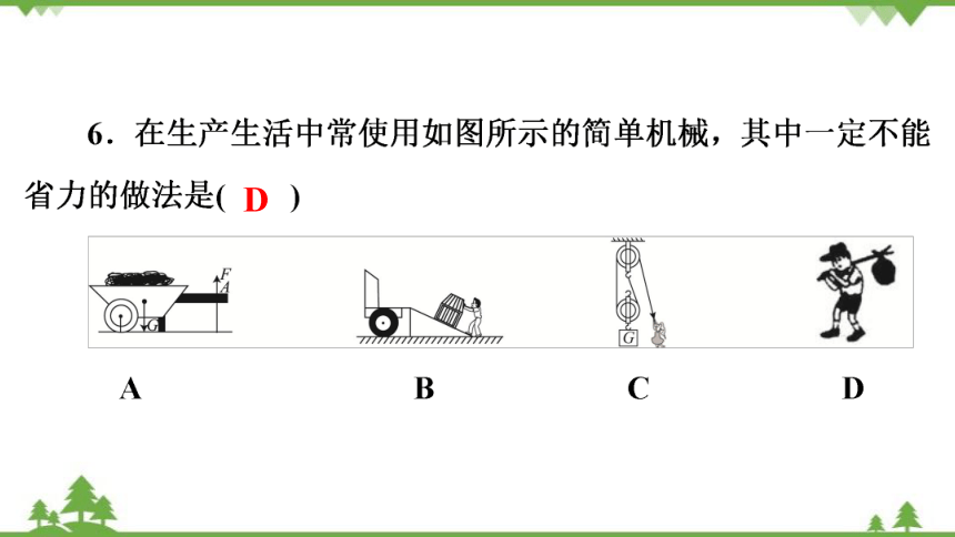 粤沪版物理八年级下册 第6章　《力和机械》单元测试题  课件(共35张PPT)