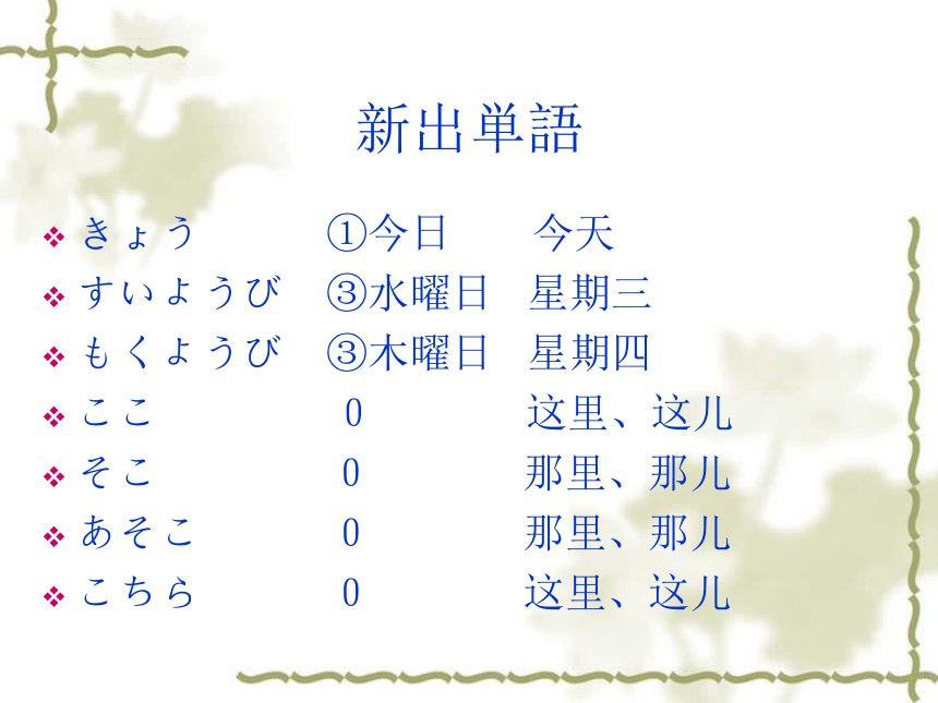 高中日语标日初级上册课件第三课 ここはデパートです 课件(共25张PPT)