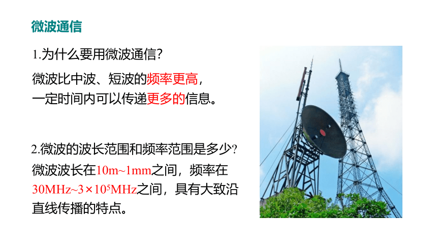 人教版初中物理九年级 21.4越来越宽的信息之路课件（29张PPT)