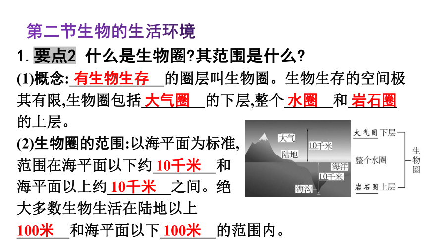 2023年生物中考一轮复习课件 第一单元第一章 认识生命现象 课件(共77张PPT) 济南版 七年级上册