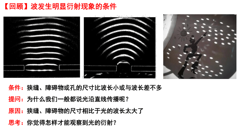 4.5 光的衍射 课件 (共35张PPT)  高二上学期物理人教版（2019）选择性必修第一册