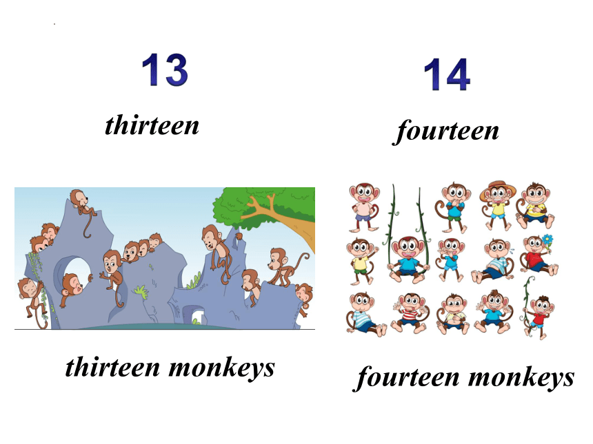 鲁科版(五四制)英语三年级下 Unit 3 Lesson 3 How many monkeys can you see 课件(共18张PPT)+素材