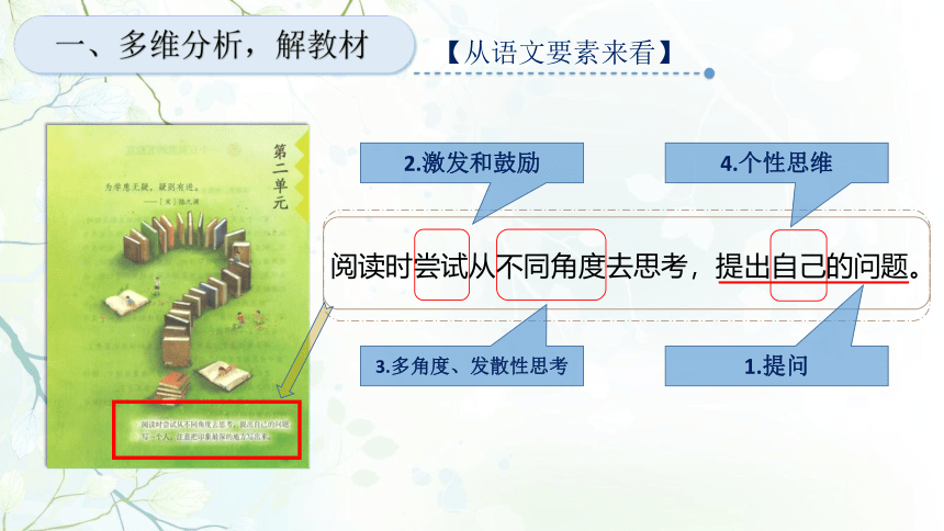 5 一个豆荚里的五粒豆 说课课件（24张PPT）