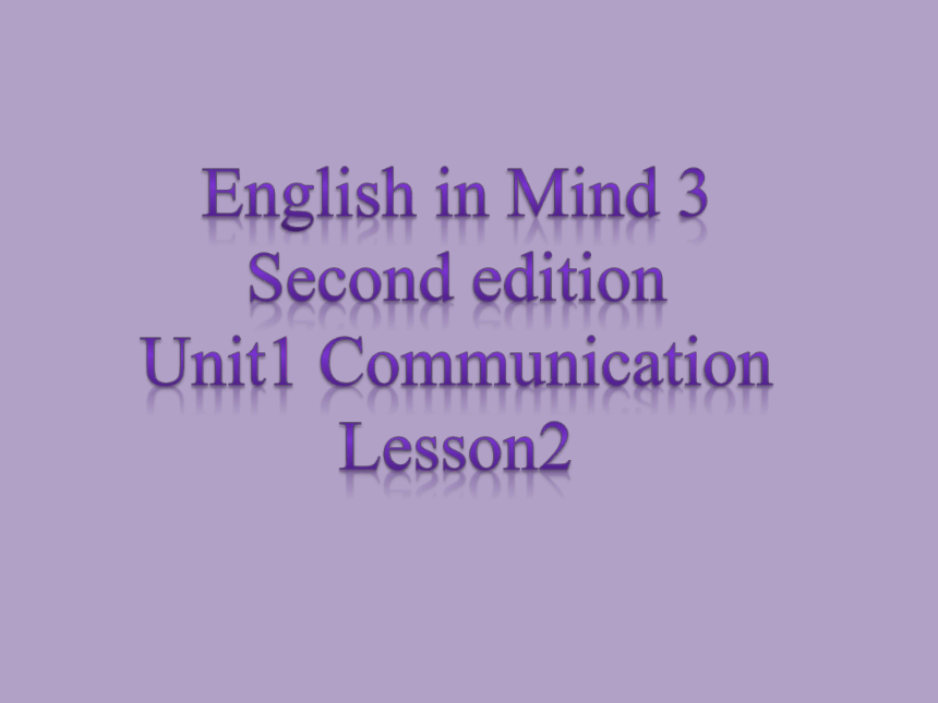 外研社剑桥新思维第二版三级第一单元第二课课件EIM3_U1L2(共11张PPT，内嵌音频)